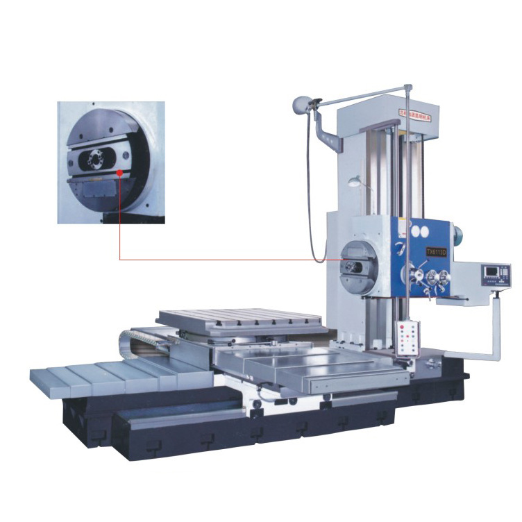 Digital horizontal boring and milling machine