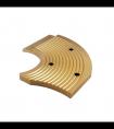 Titanized anchor plate, flat grinder