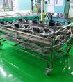 Shell turnover trolley
